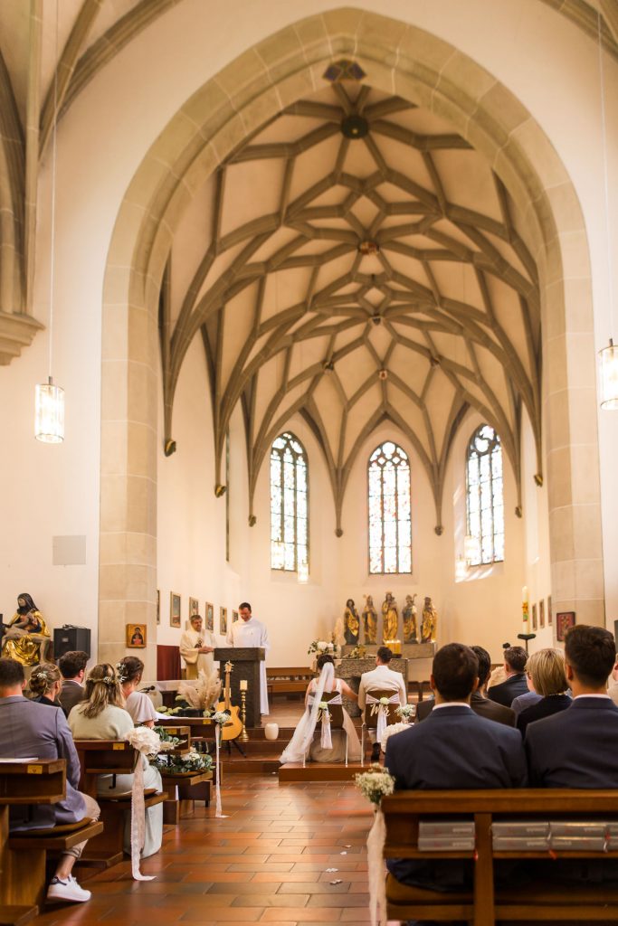 Hochzeit in der Kirche Sankt Wolfgang in Ellwangen