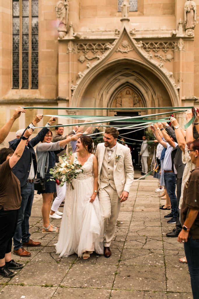 Hochzeit in der Kirche Sankt Wolfgang in Ellwangen