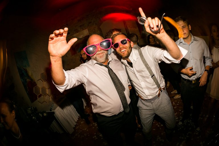 Hochzeitsparty auf Schloss Filseck