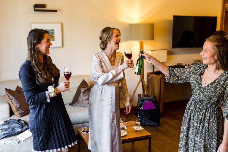 Getting ready im Wald- und Schlosshotel Friedrichsruhe