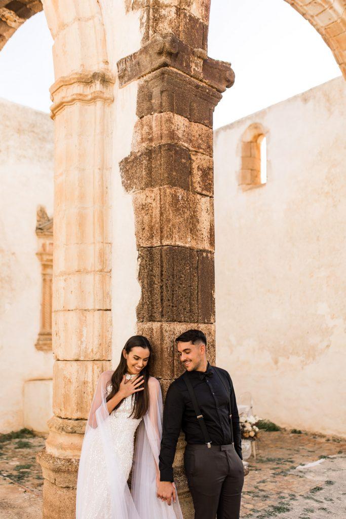 Tiny Wedding Fuerteventura mit Brautkleid von Damián Rodríguez