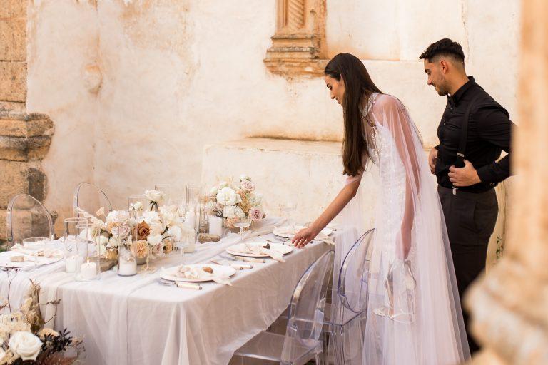 Tiny Wedding Fuerteventura mit Brautkleid von Damián Rodríguez