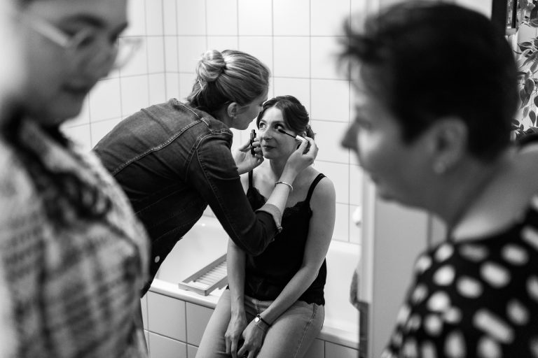 Getting Ready Braut