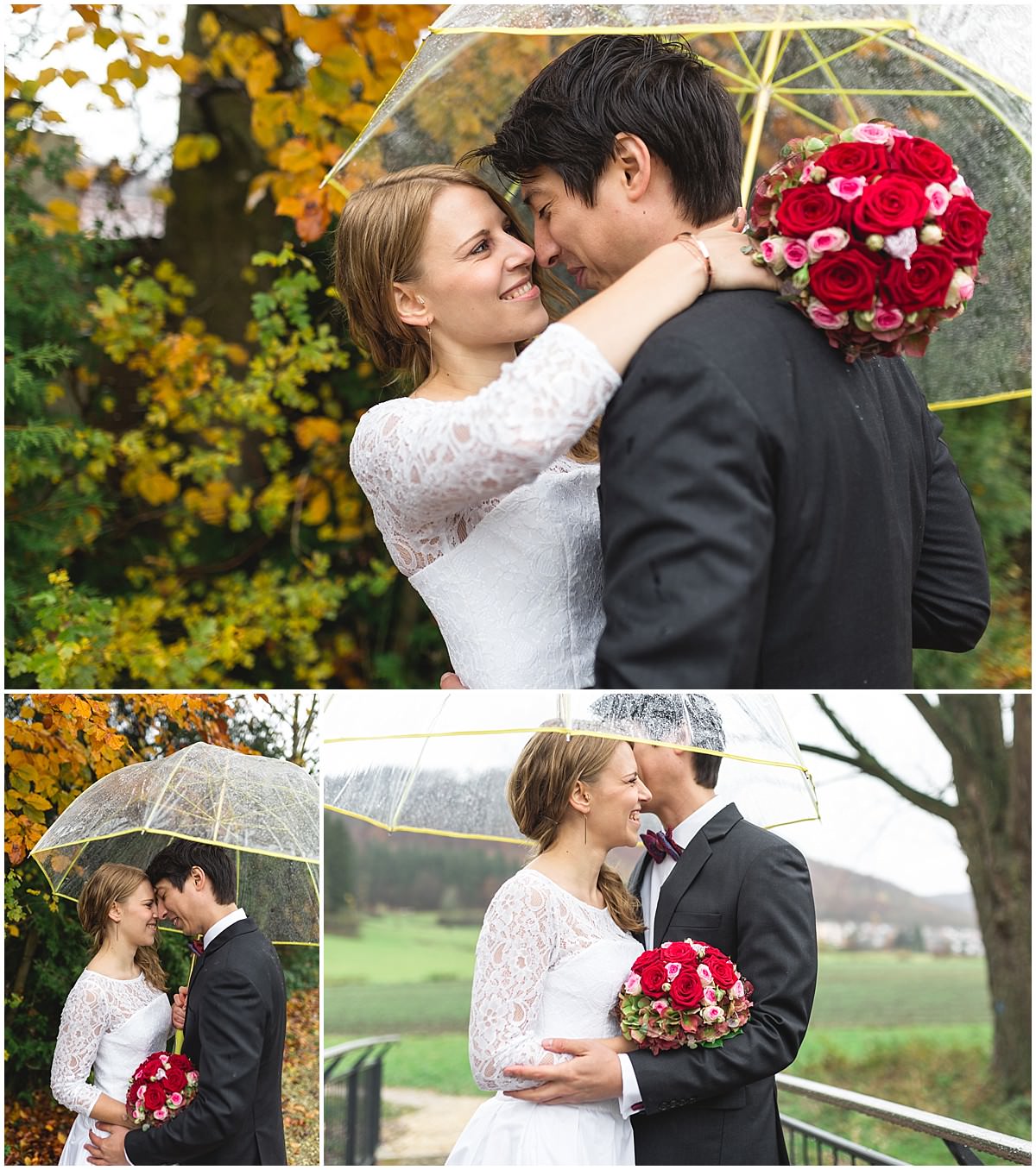 Hochzeitsfotos im Regen von Daniela Knipper