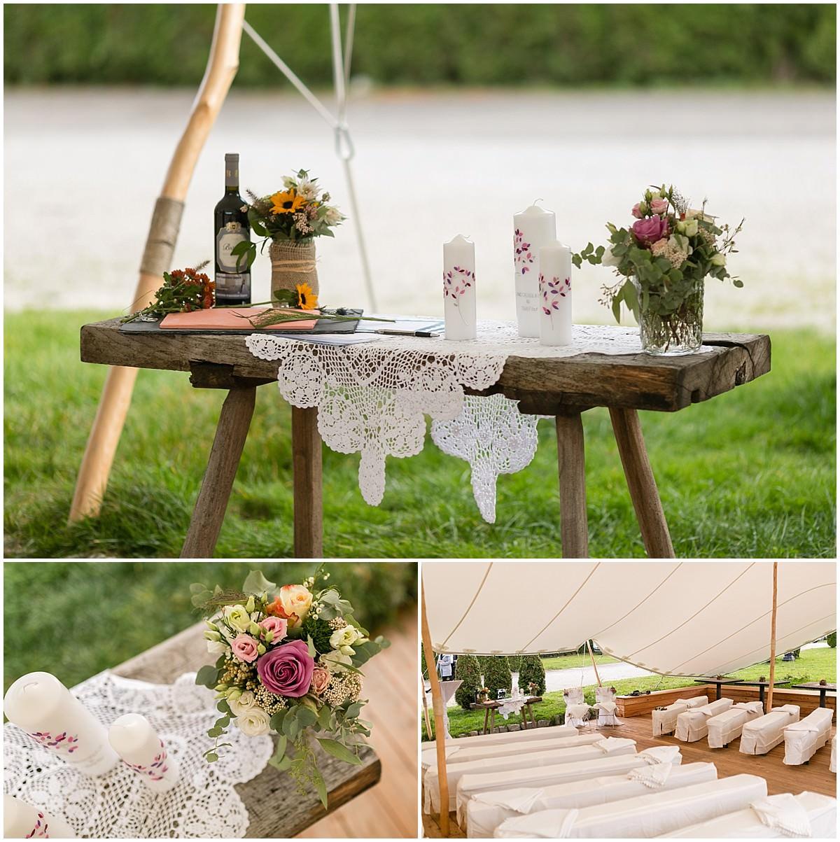 Freie Trauung bei einer Herbsthochzeit im Ostalbkreis