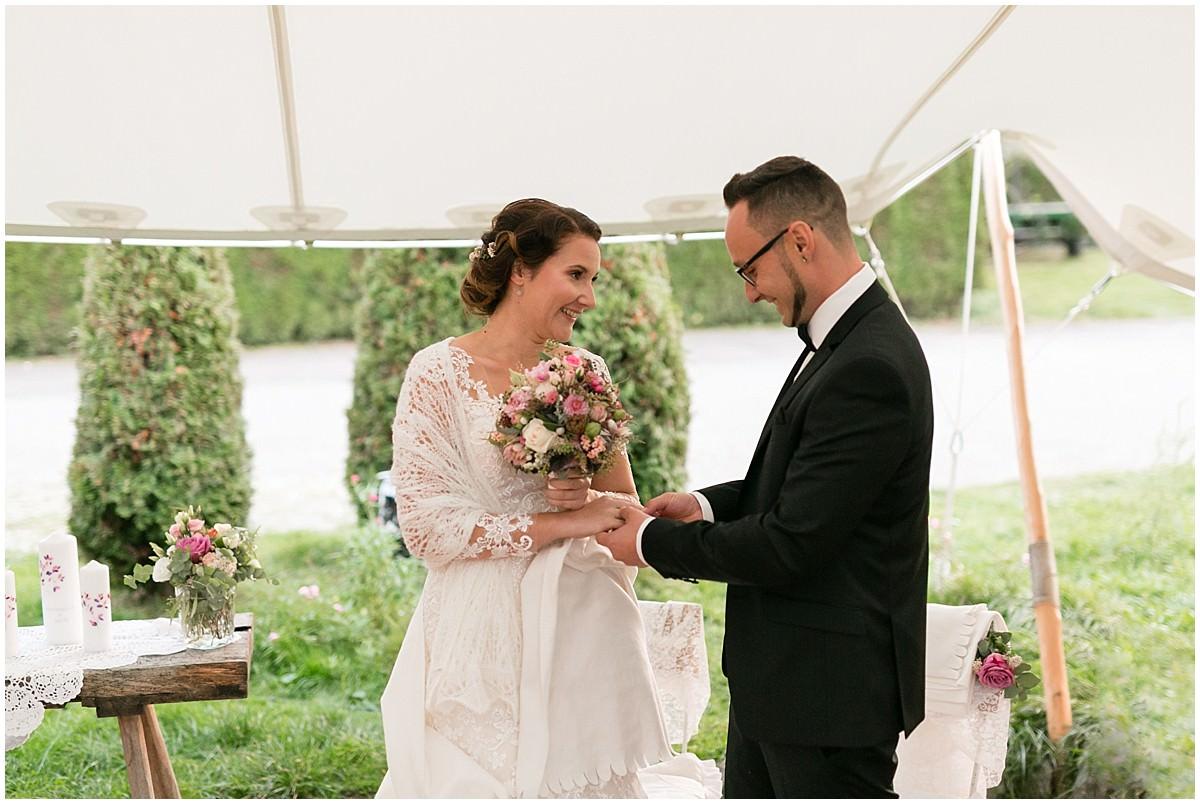 Freie Trauung bei einer Herbsthochzeit im Ostalbkreis