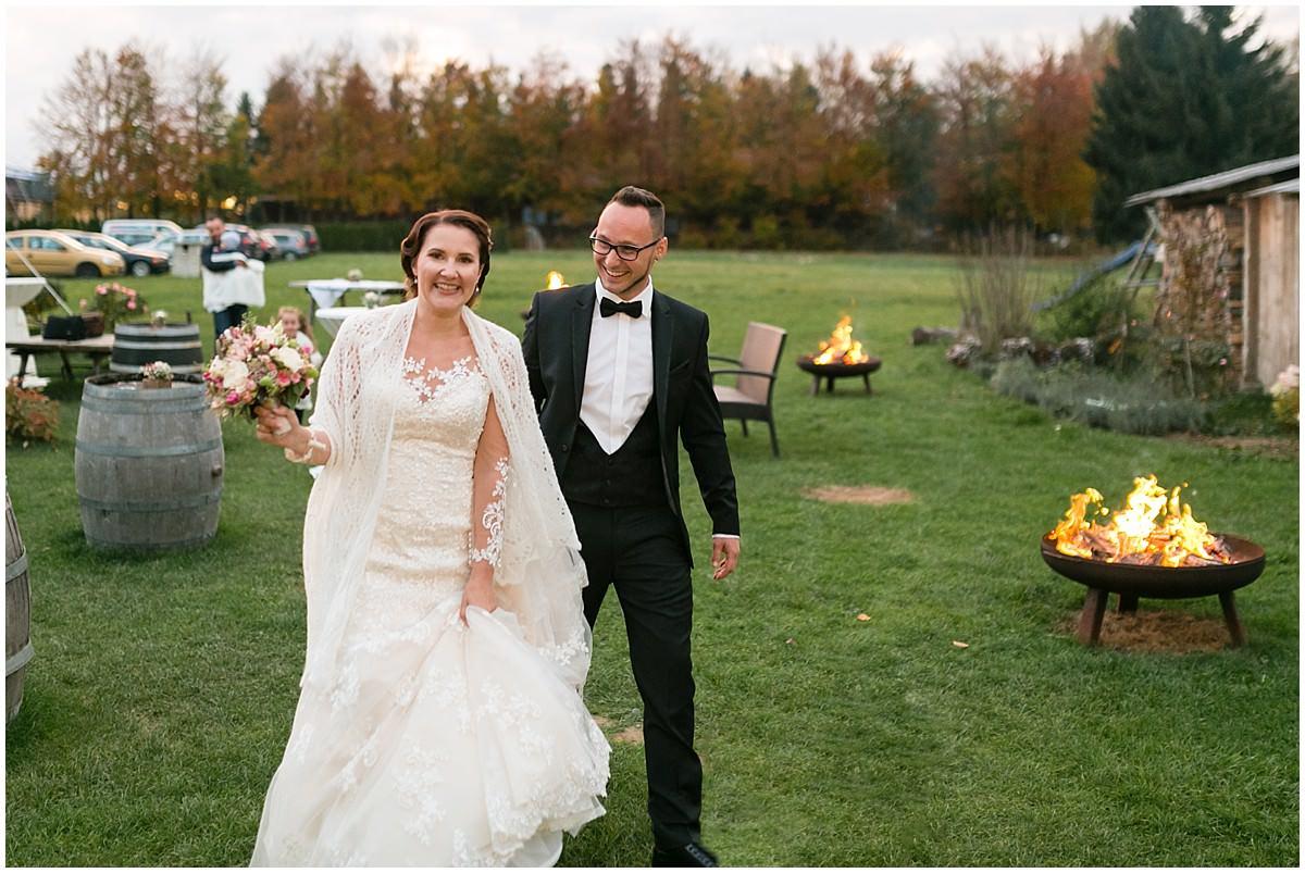 Freie Trauung bei einer Herbsthochzeit im Ostalbkreis