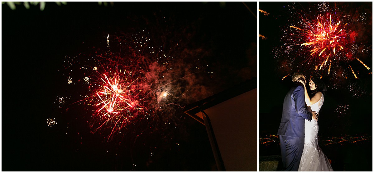 Feuerwerk auf Burg Staufeneck