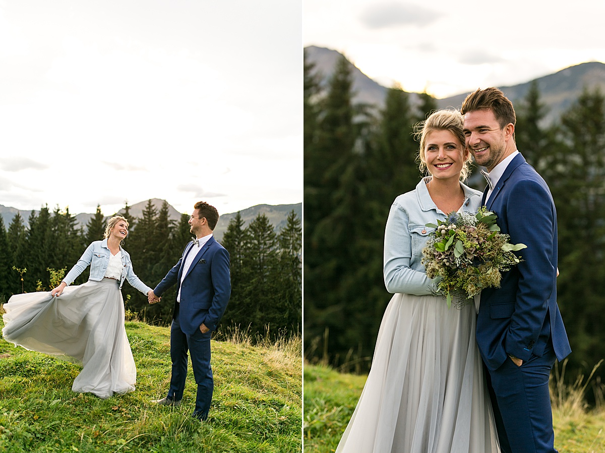 Romantisches After-Wedding-Shooting in Tirol