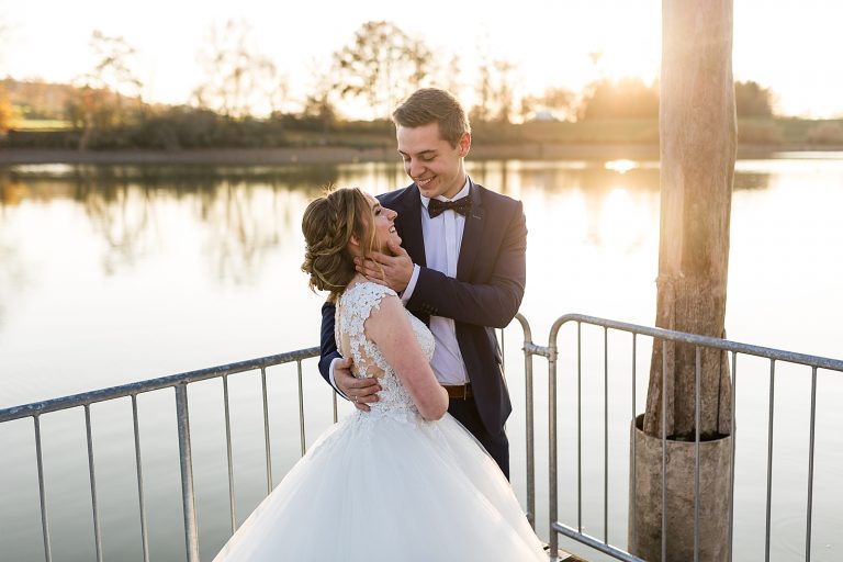 Romantisches After-Wedding-Shooting im Herbst am Degenbachsee in Crailsheim