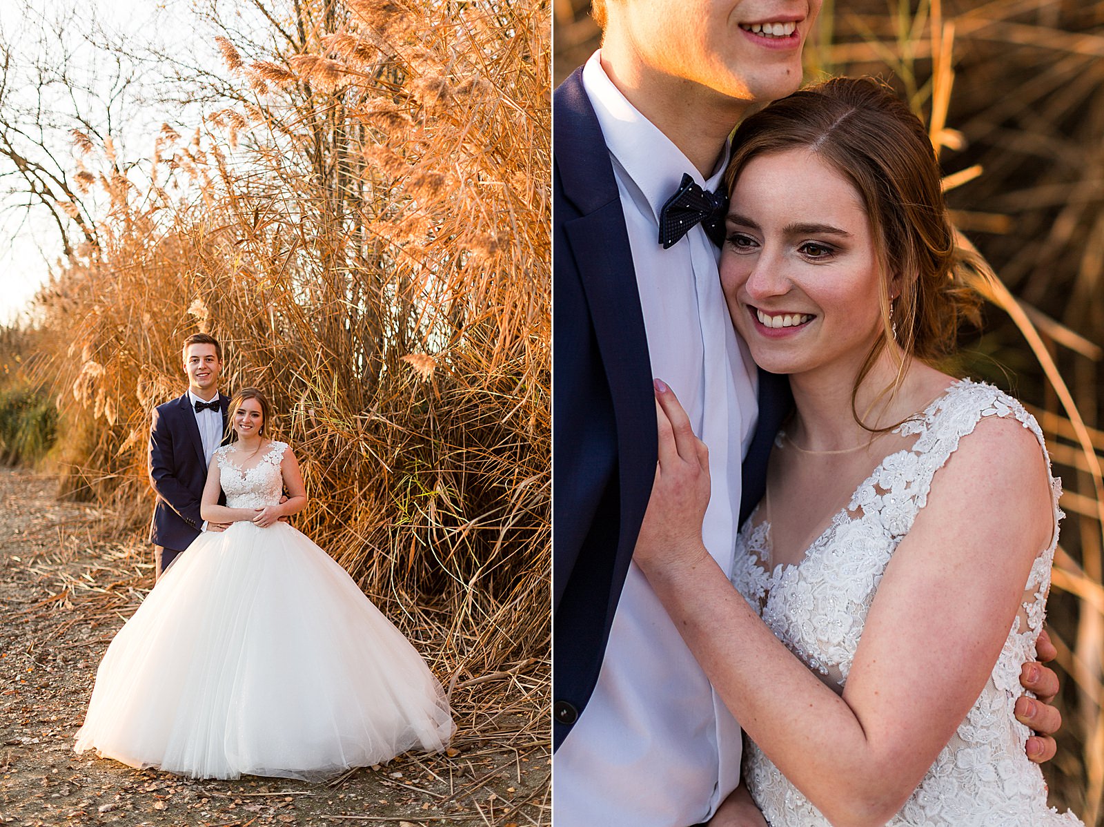 Brautpaarshooting im Herbst am Degenbachsee in Crailsheim