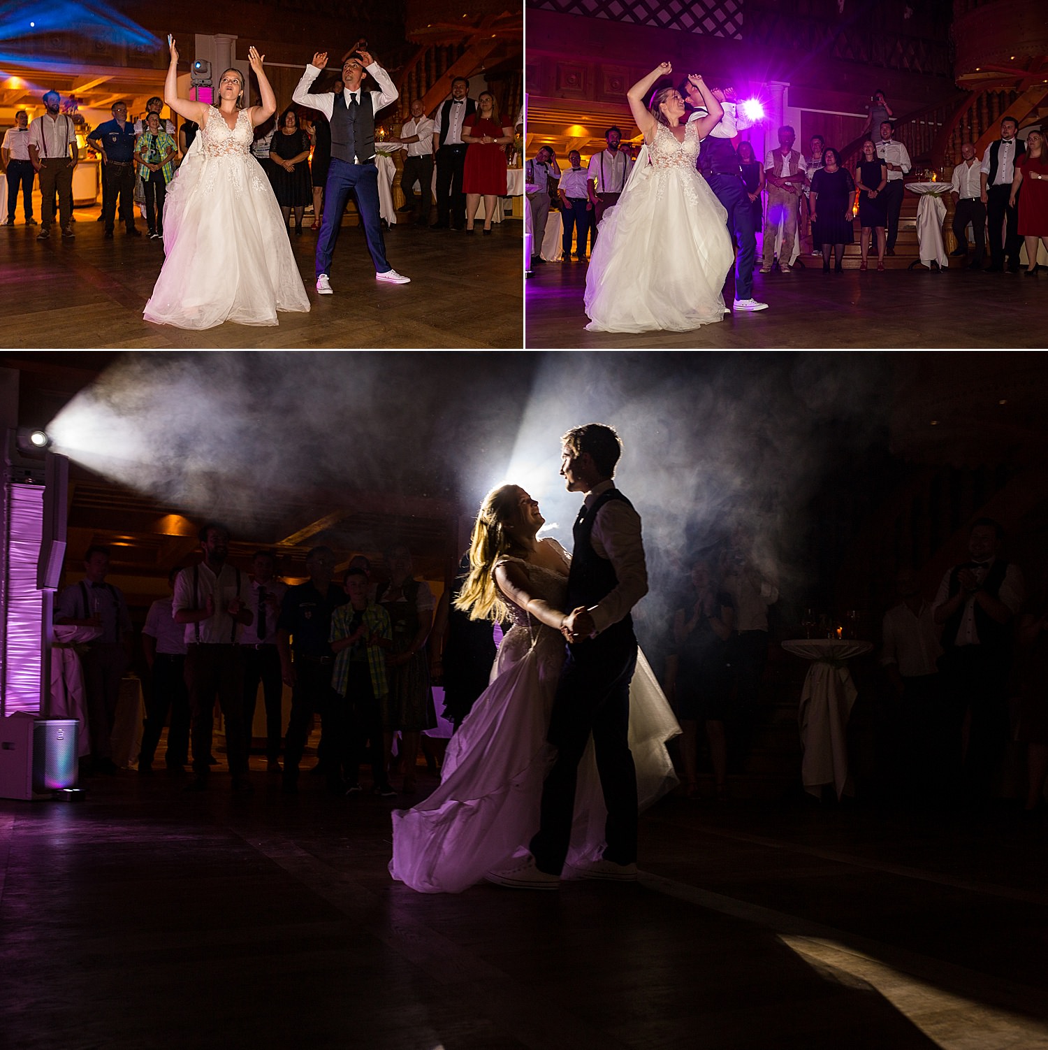 Brautpaar tanzt den Hochzeitstanz