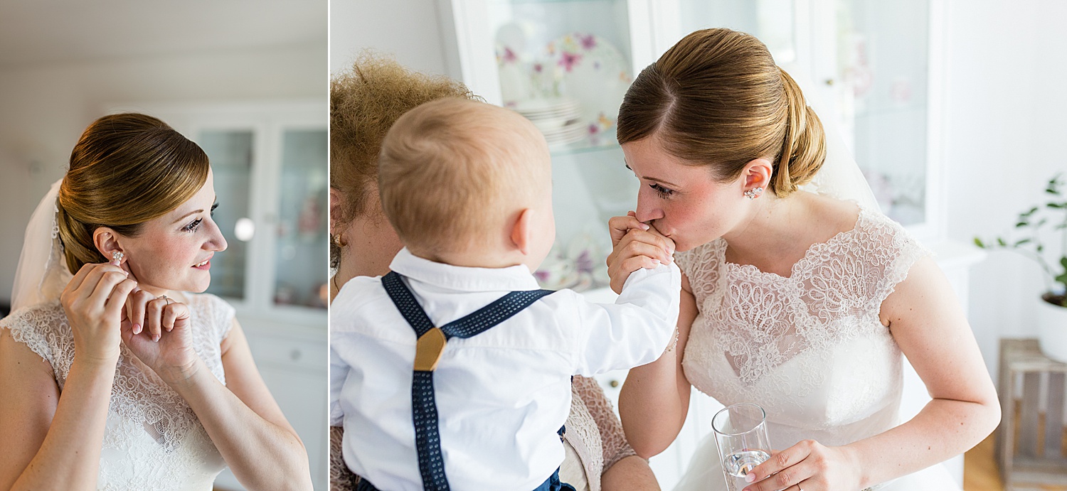 Vorbereitung am Hochzeitstag