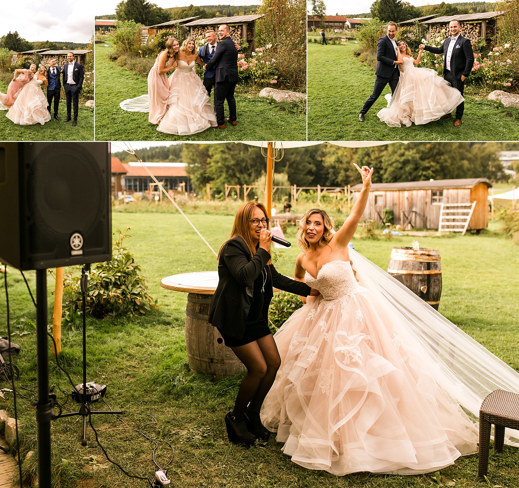 Gruppenfotos bei der Hochzeit fotografieren