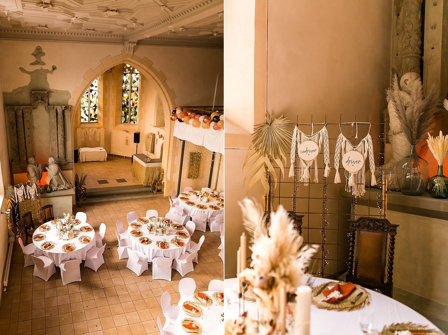 Boho DIY Hochzeit im Schloss Schmiedelfeld in Abtsgmünd