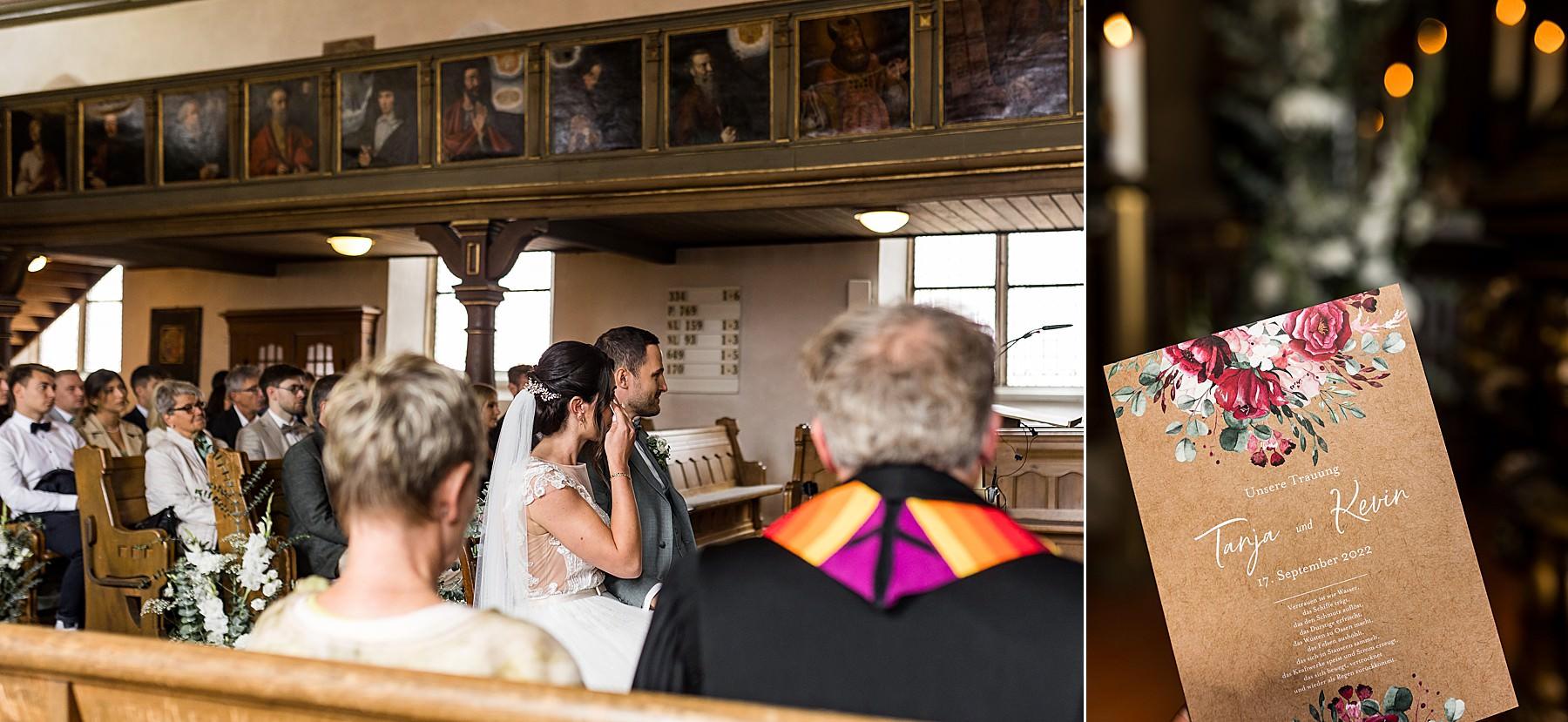Heiraten auf Schloss Langenburg in der Kirche