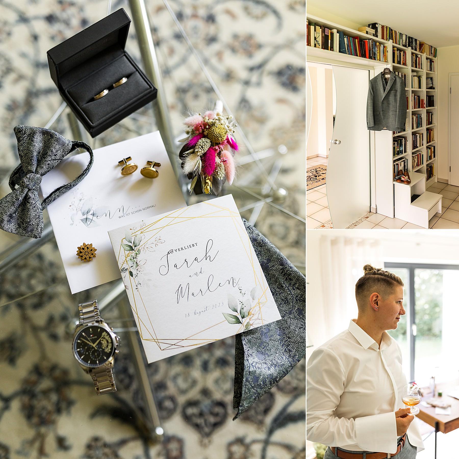 Getting Ready am Hochzeitstag