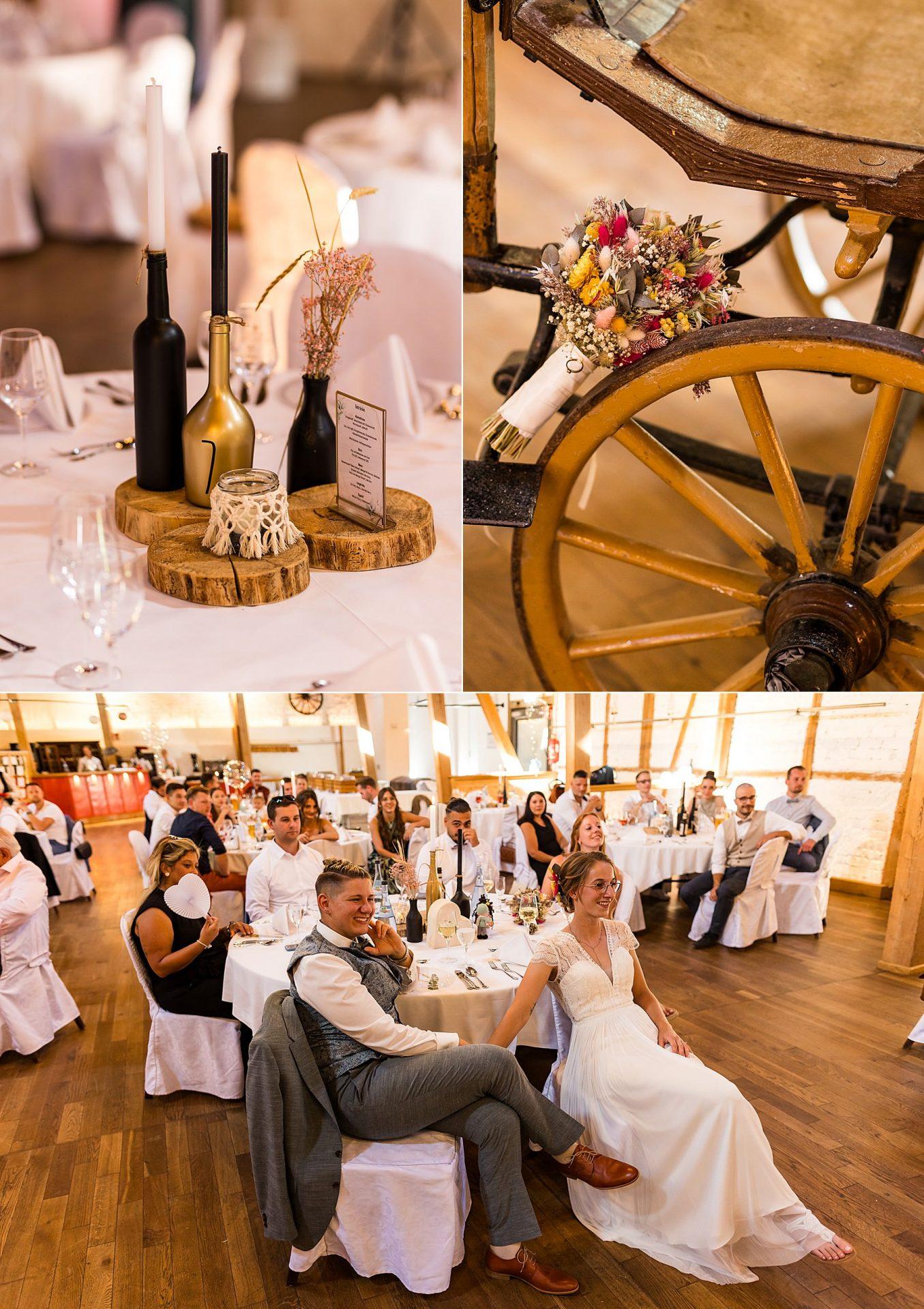 Vintage und rustikal Heiraten auf dem landgut Halsberg in Schöntal