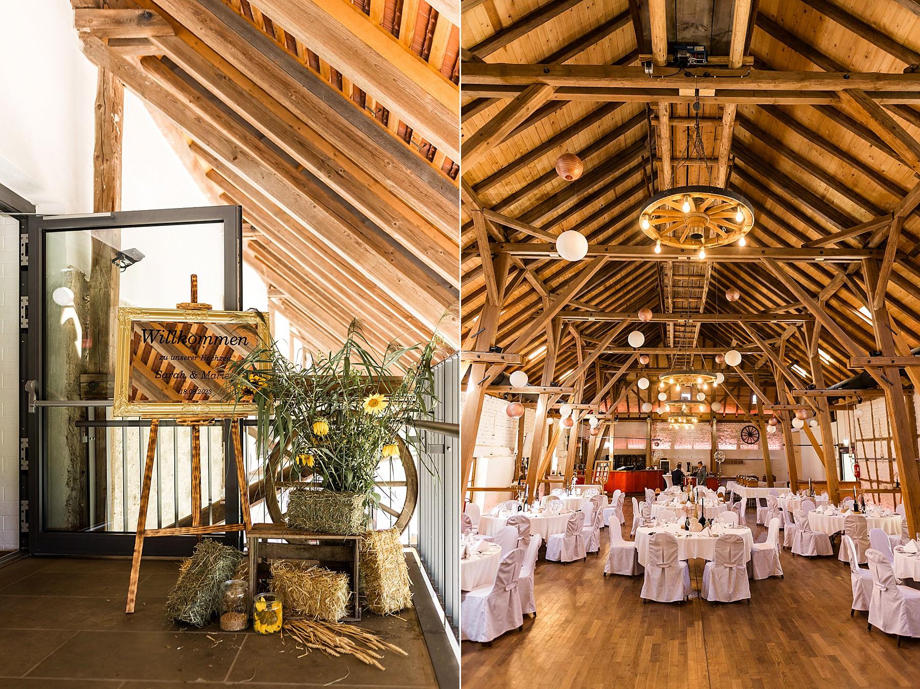 Vintage und rustikal Heiraten auf dem landgut Halsberg in Schöntal