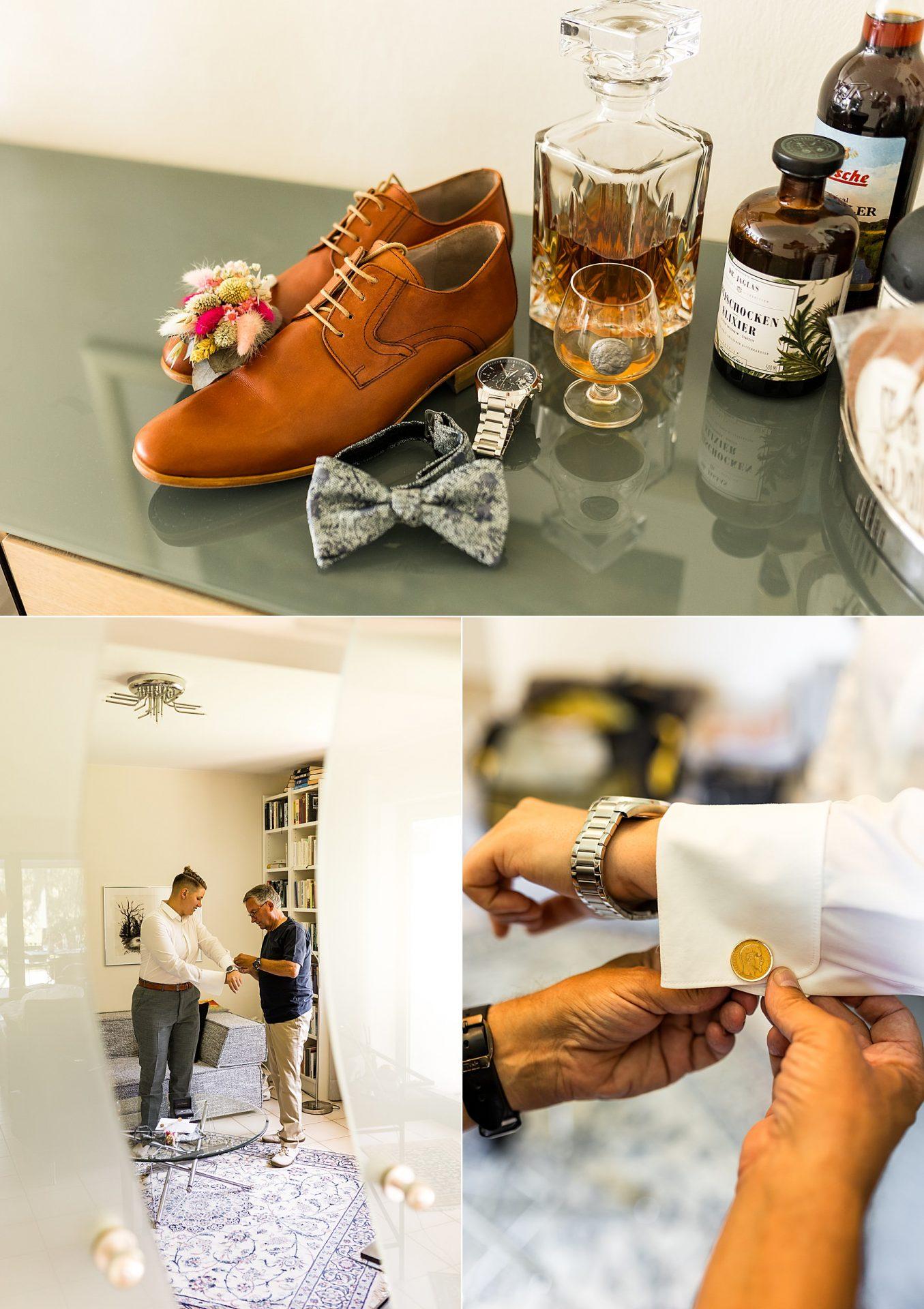 Getting Ready am Hochzeitstag