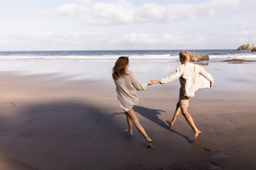 Paarshooting am Meer