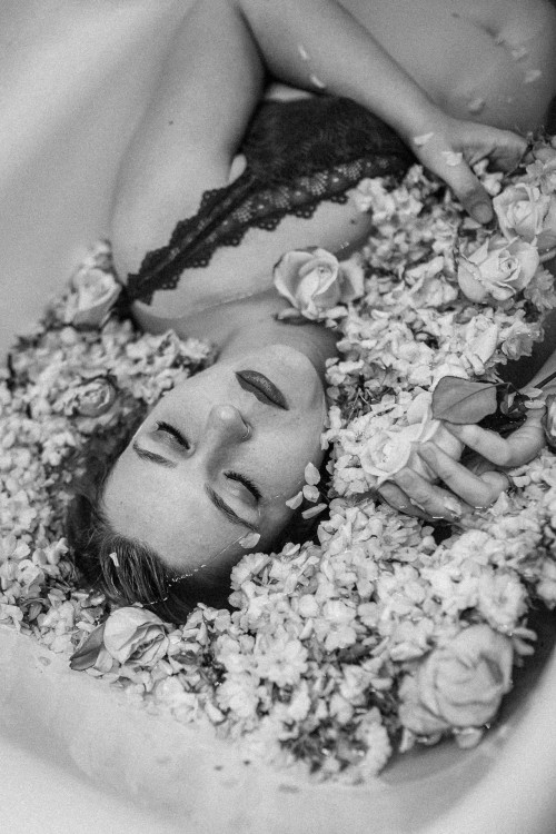 Fotoshooting in der eigenen Badewanne