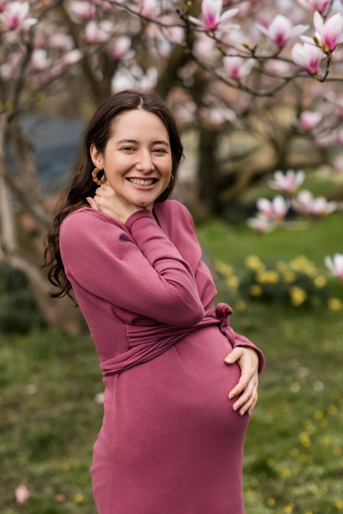 Fotoshooting mit Babybauch