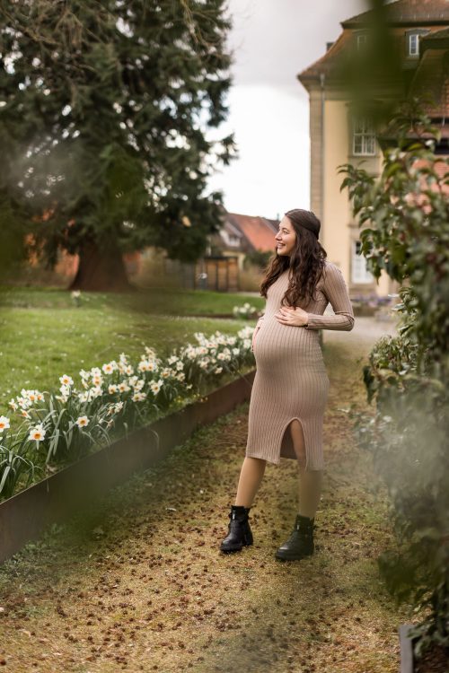 Fotoshooting mit Babybauch